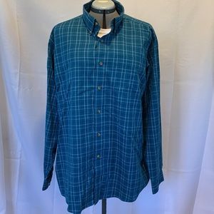 L.L. Bean button down traditional fit long sleeve shirt size XL